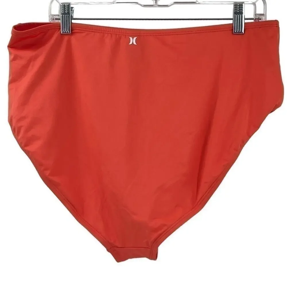 NWT Hurley Bikini Bottoms- salmon 2X